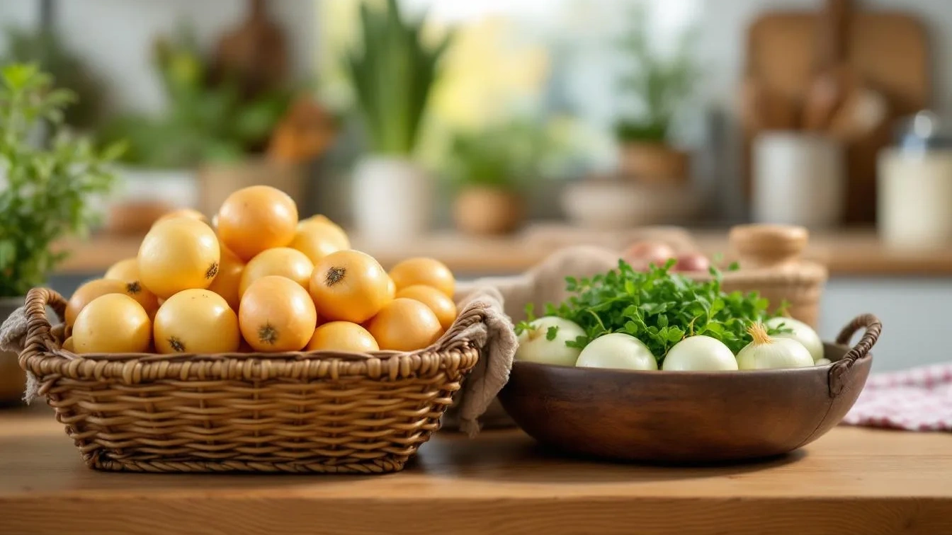 Experten raten dringend: Kartoffeln und Zwiebeln niemals zusammen aufbewahren!