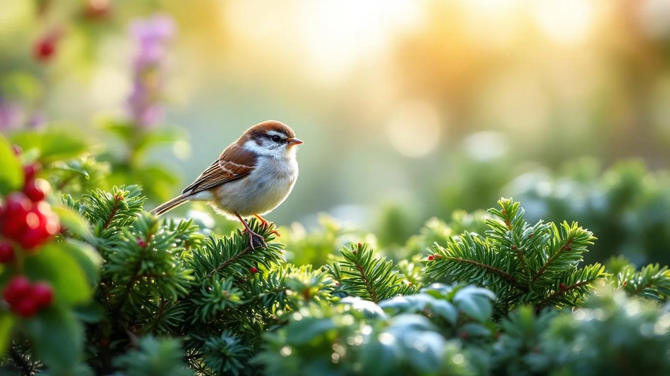 Vogelparadies im Garten: Diese Pflanzen bieten den besten Schutz vor eisigen Temperaturen